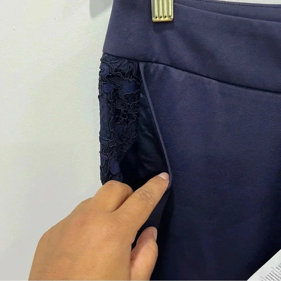 Marciano Los Ángeles Women's Pant Skinny navy blue Side Zipper Size us 2 - Picture 6 of 14